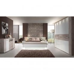 Loftscape Buffet Rubik - Imitation chêne de sable / Blanc brillant -Meubles de salon Soldes 1000328747 220204 15304000020 MOOD DETAILS P000000001000328747 mood