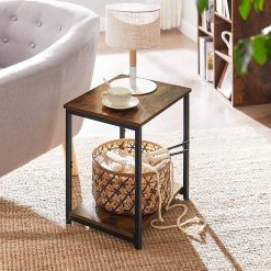 Red Living Bout de canapé Uberto - Marron / Noir 13 Red Living Bout de canapé Uberto - Marron / Noir -Meubles de salon Soldes 1000329419 220203 16155400021 MOOD DETAILS P000000001000329419 mood