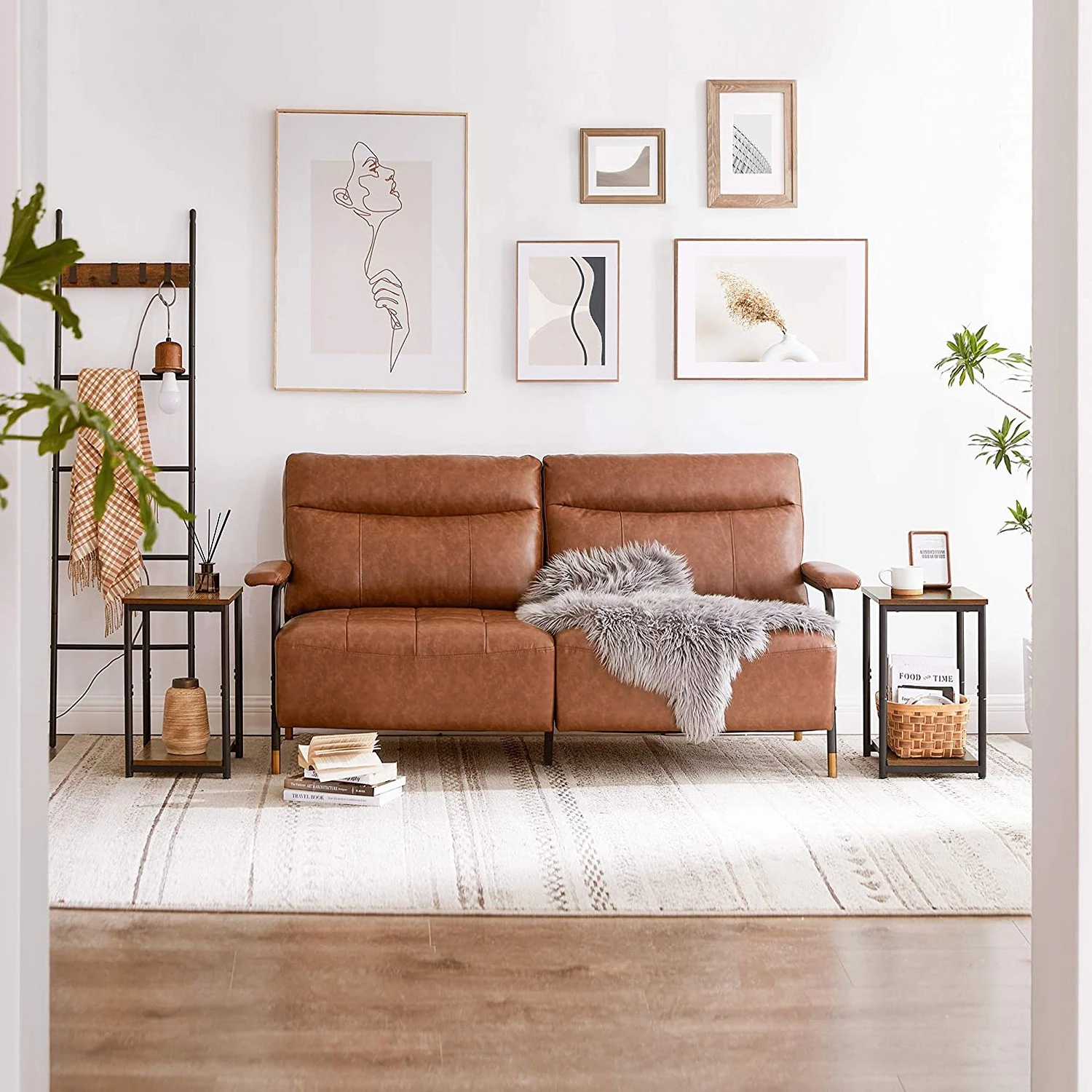 Red Living Bout de canapé Uberto - Marron / Noir 6 Red Living Bout de canapé Uberto - Marron / Noir – Image 4