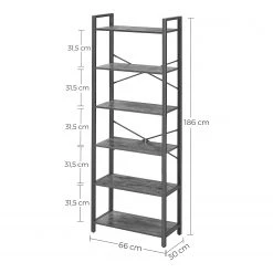 Red Living Étagère Leesville VIII - Marron / Noir -Meubles de salon Soldes 1000329421 220203 161555000500 SKETCH DETAILS P000000001000329421 sketch