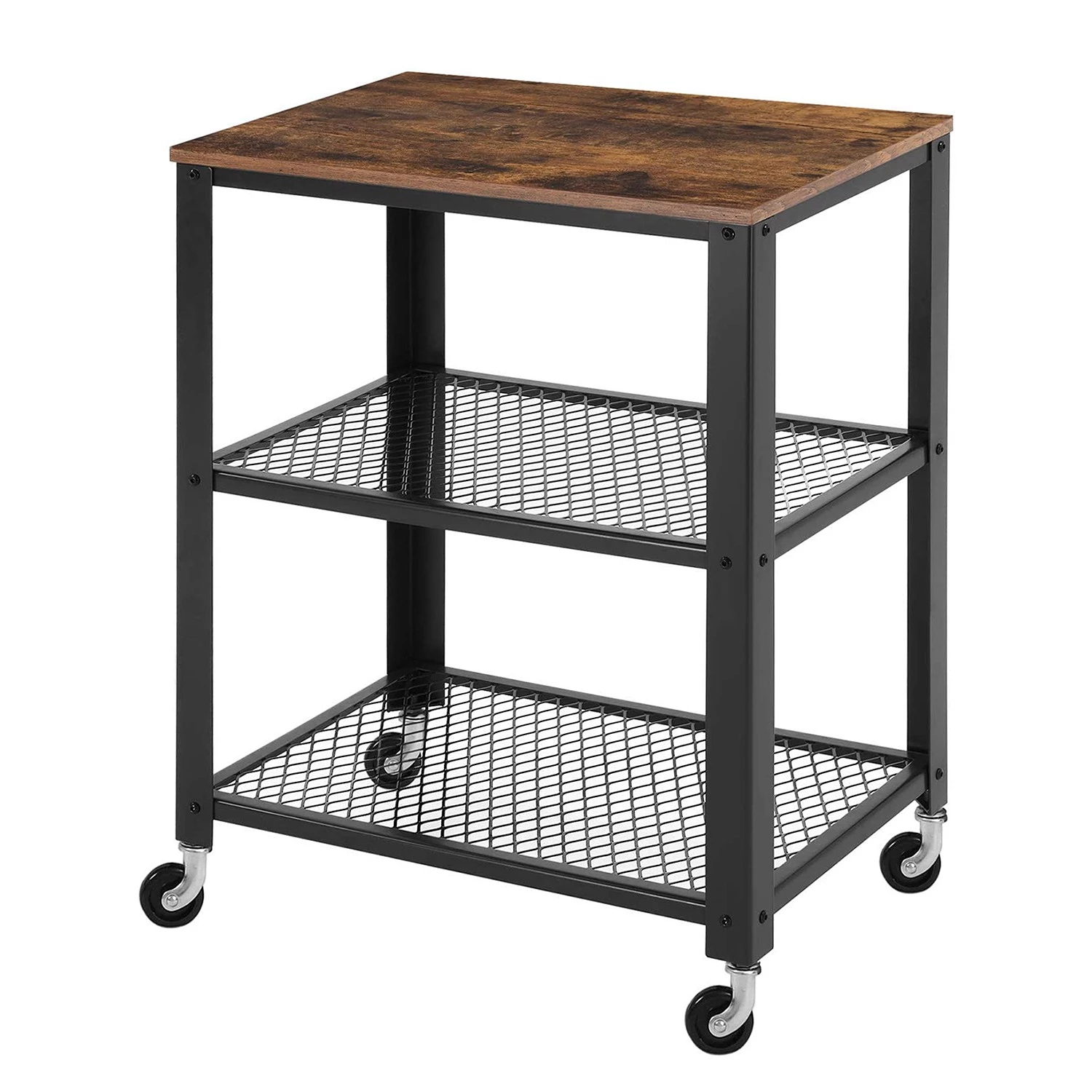 Red Living Desserte Morristown - Métal - Marron / Noir 3 Red Living Desserte Morristown - Métal - Marron / Noir