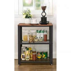 Red Living Desserte Morristown - Métal - Marron / Noir 10 Red Living Desserte Morristown - Métal - Marron / Noir -Meubles de salon Soldes 1000329424 220203 16155600021 MOOD DETAILS P000000001000329424 mood