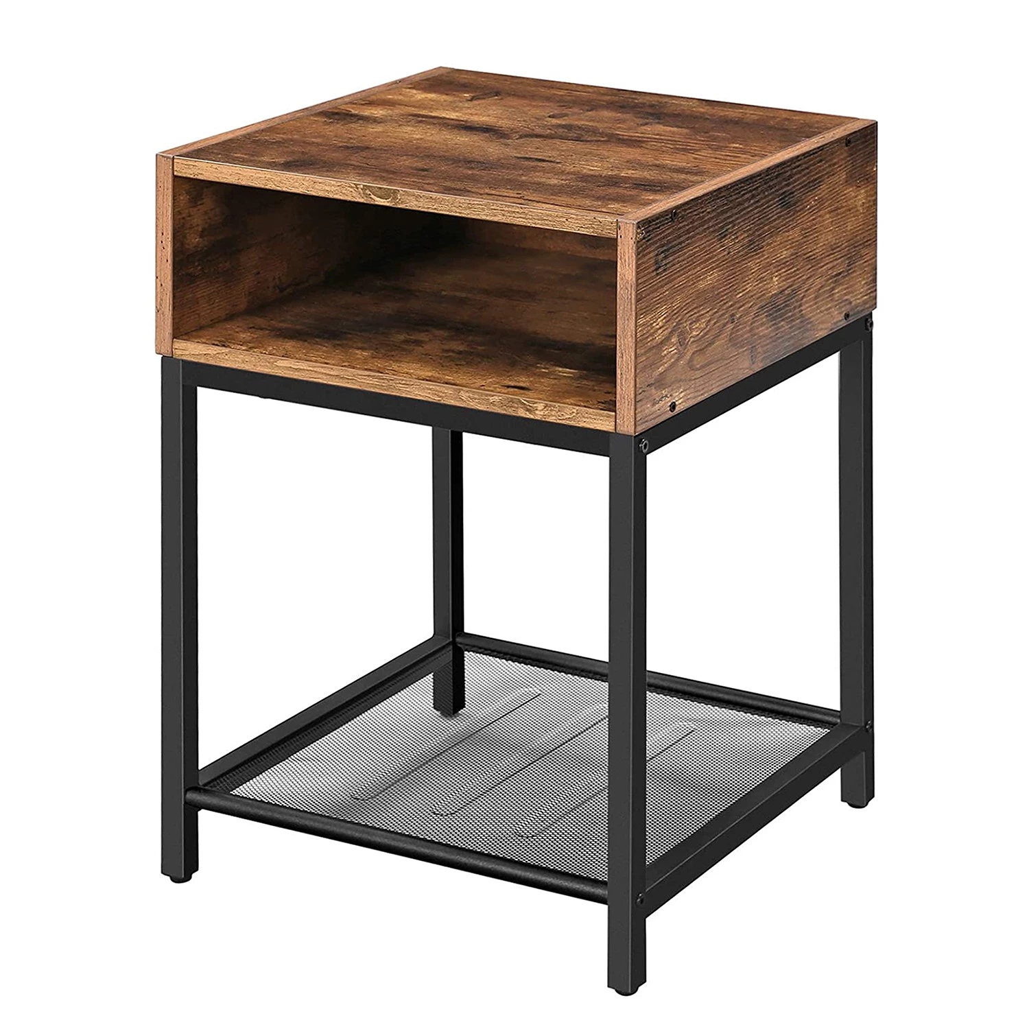 Red Living Bout de canapé Bettyhill III - Métal - Marron / Noir 3 Red Living Bout de canapé Bettyhill III - Métal - Marron / Noir