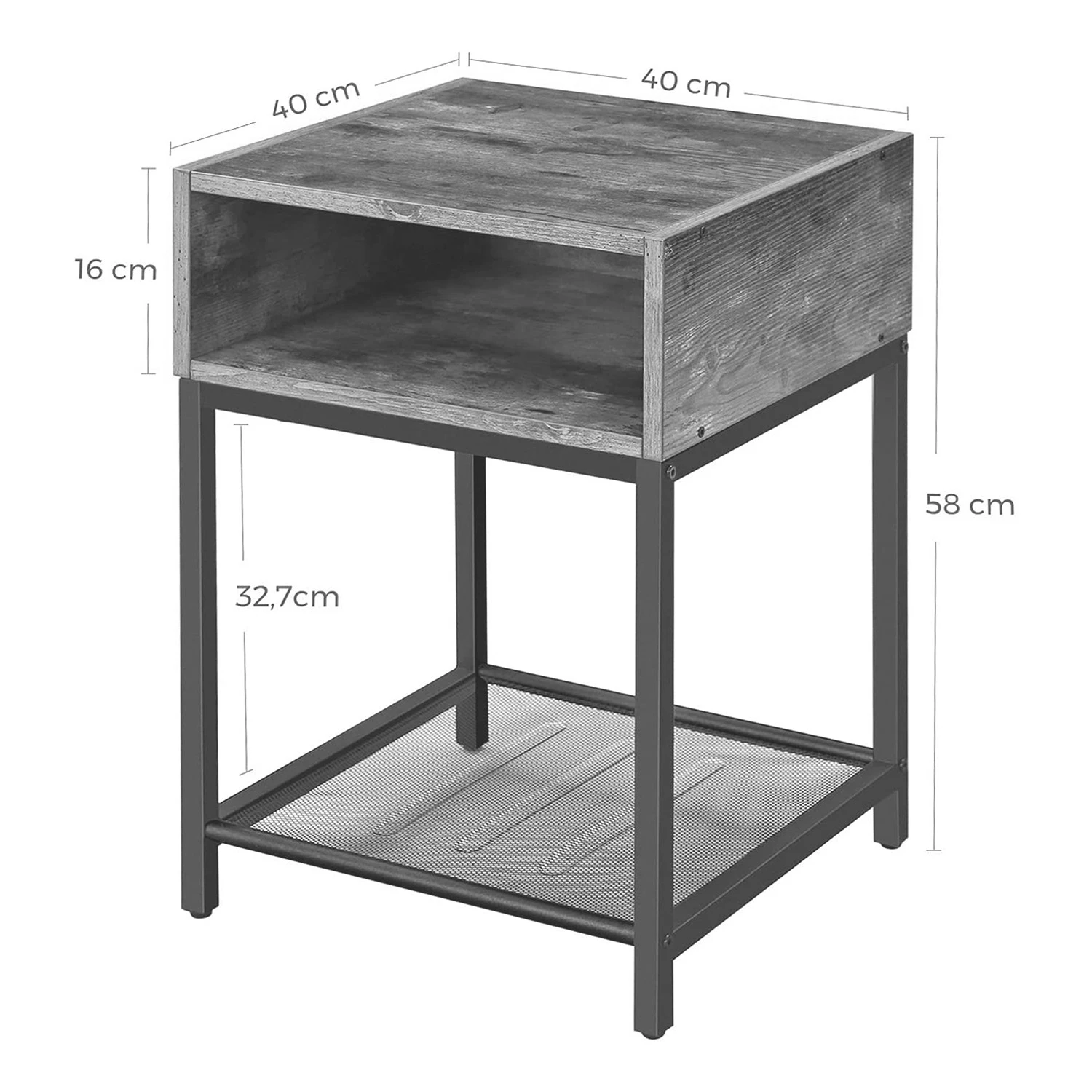 Red Living Bout de canapé Bettyhill III - Métal - Marron / Noir 10 Red Living Bout de canapé Bettyhill III - Métal - Marron / Noir – Image 8