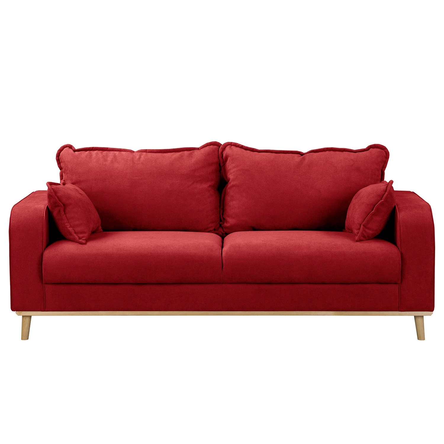 Norrwood Canapé Nante (3 places) - Microfibre Enza: Rouge 4 Norrwood Canapé Nante (3 places) - Microfibre Enza: Rouge – Image 2