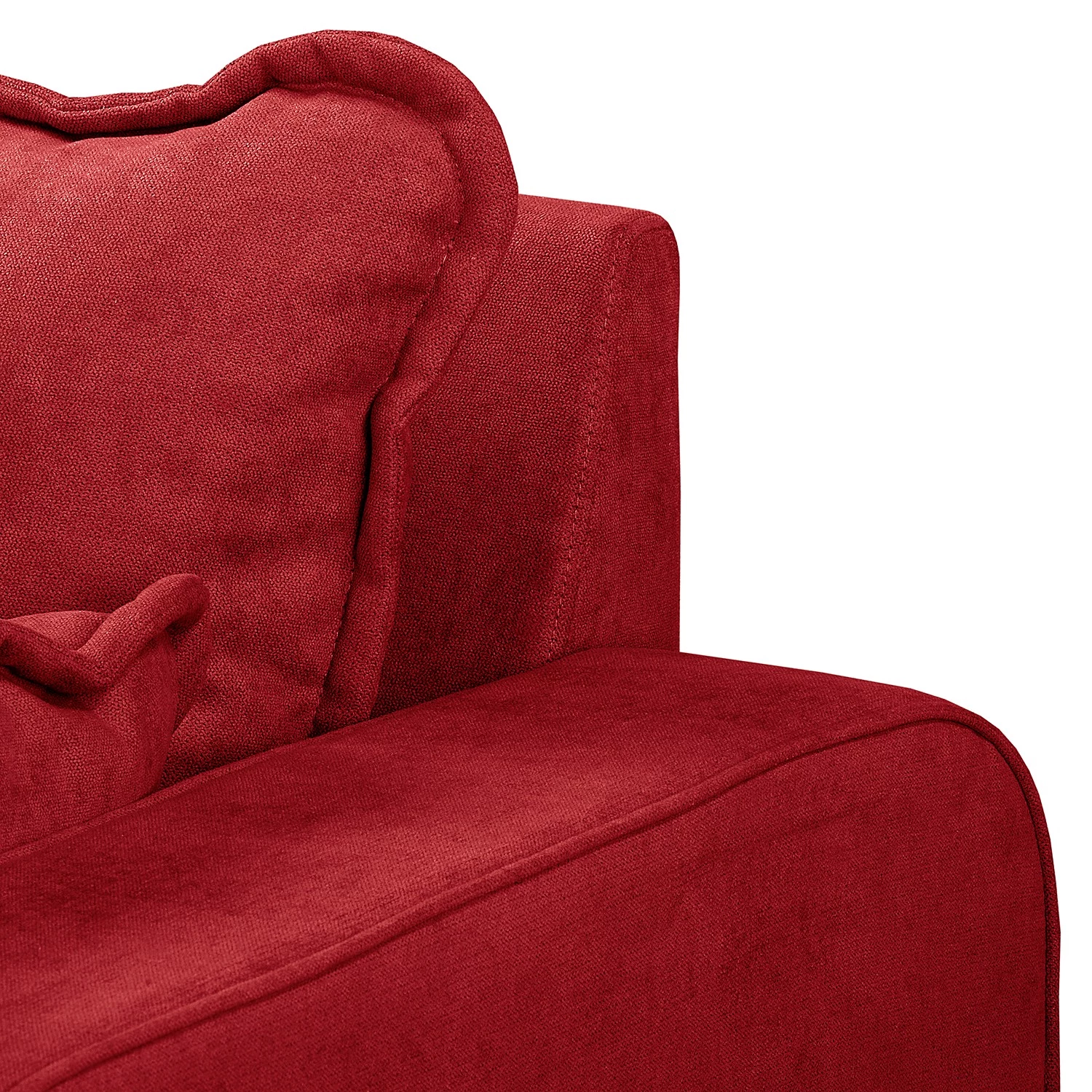 Norrwood Canapé Nante (3 places) - Microfibre Enza: Rouge 7 Norrwood Canapé Nante (3 places) - Microfibre Enza: Rouge – Image 5