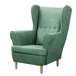 Norrwood Fauteuil bergère Ranu I - Microfibre Enza: Vert menthe