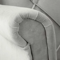 Norrwood Fauteuil bergère Olmen - Microfibre Jada: Bleu gris 23 Norrwood Fauteuil bergère Olmen - Microfibre Jada: Bleu gris -Meubles de salon Soldes 1000329996 220304 064 DETAILS P000000001000329996