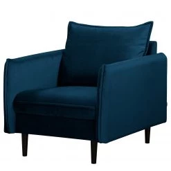 Norrwood Fauteuil Palawan - Velours Ravi: Bleu marine