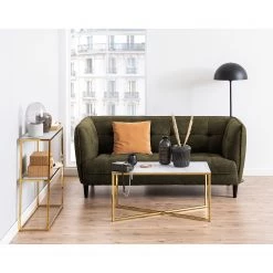 Fredriks Table basse Katori VIII - Verre / Métal - Imitation marbre blanc / Doré 12 Fredriks Table basse Katori VIII - Verre / Métal - Imitation marbre blanc / Doré -Meubles de salon Soldes 1000330558 220208 14494400020 MOOD DETAILS P000000001000330558 mood