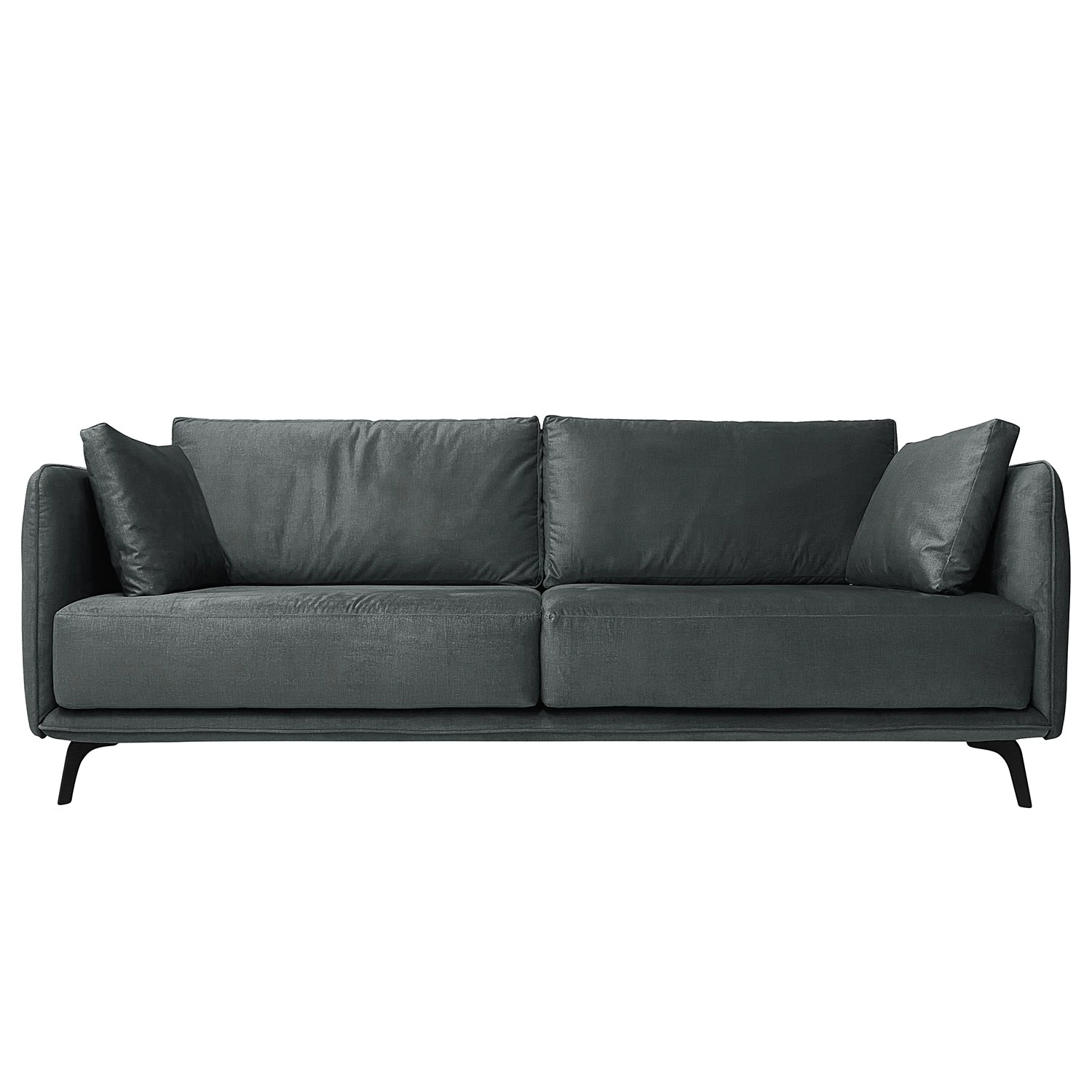 Norrwood Canapé Frederike (3 places) - Microfibre Faria: Gris foncé 4 Norrwood Canapé Frederike (3 places) - Microfibre Faria: Gris foncé – Image 2