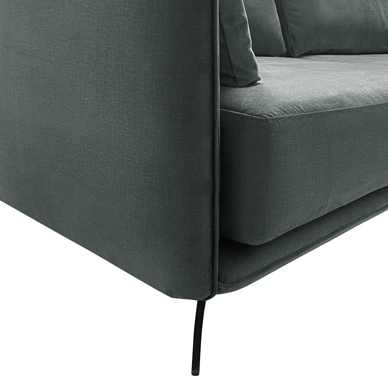 Norrwood Canapé Frederike (3 places) - Microfibre Faria: Gris foncé 9 Norrwood Canapé Frederike (3 places) - Microfibre Faria: Gris foncé – Image 7