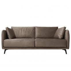 Norrwood Canapé Frederike (2,5 places) - Microfibre Faria: Gris marron -Meubles de salon Soldes 1000330782 220214 030 DETAILS P000000001000330782