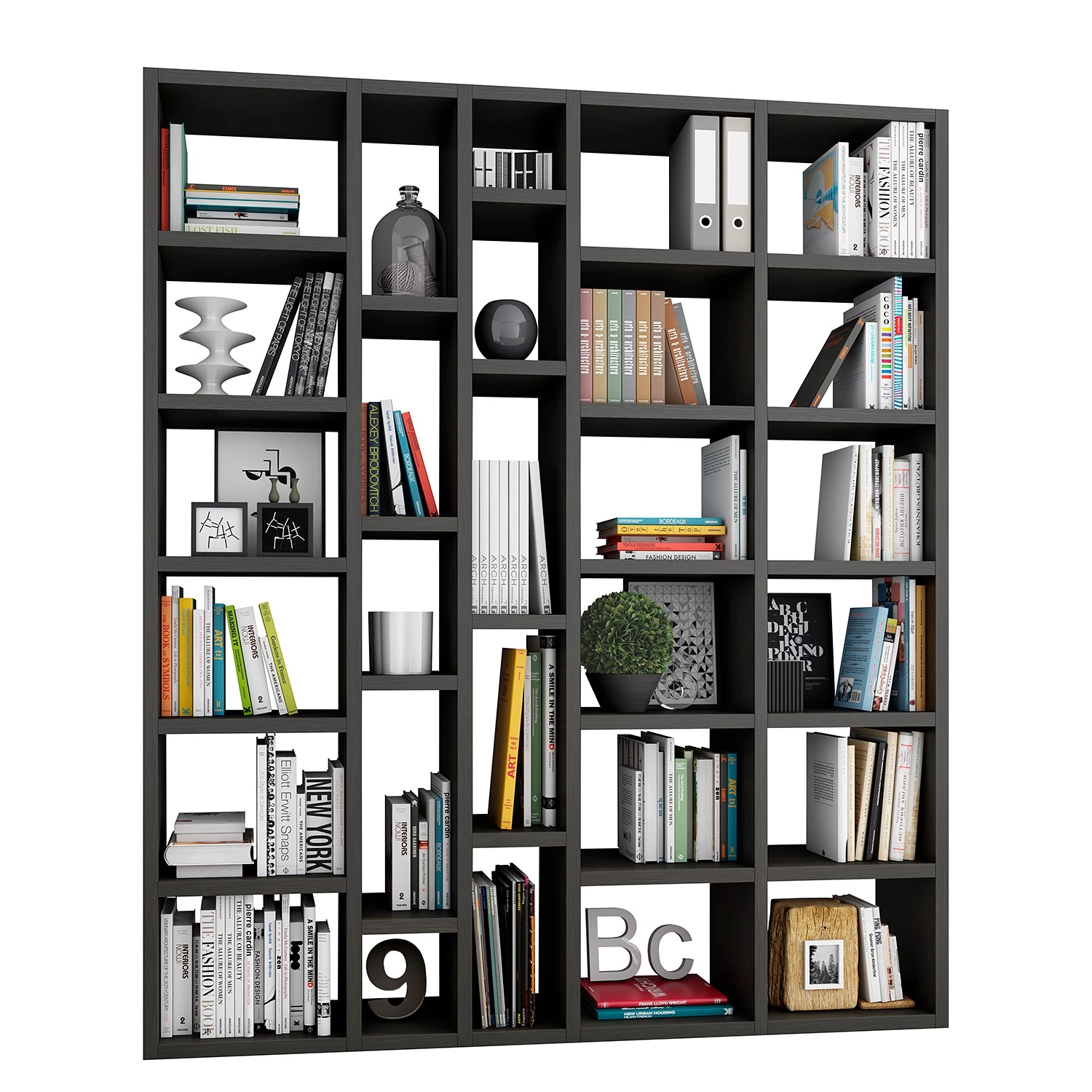 Loftscape Étagères Emporior XVIII - Imitation chêne marron-noir 3 Loftscape Étagères Emporior XVIII - Imitation chêne marron-noir