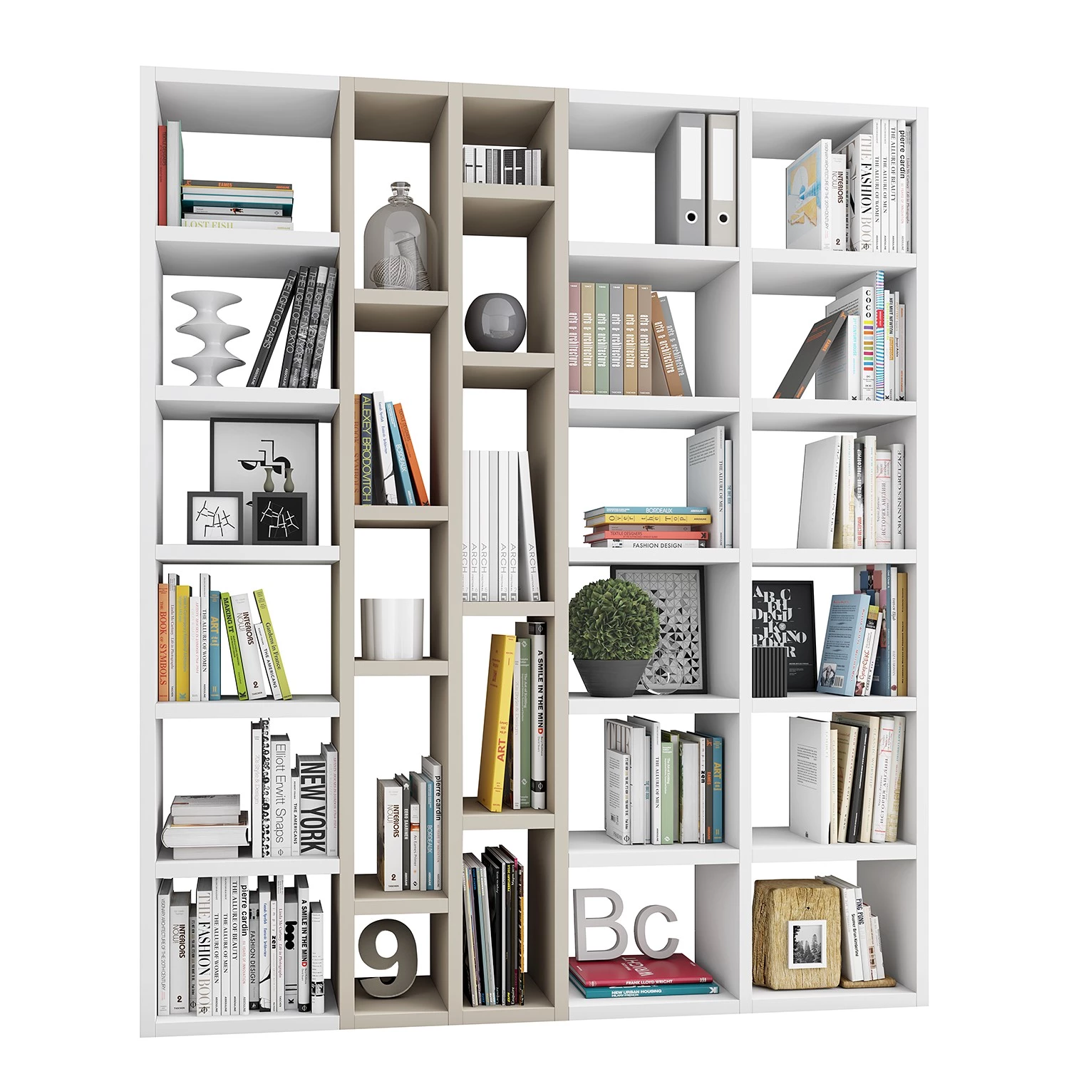 Loftscape Étagères Emporior XIX - Blanc crème / Mat beige clair 3 Loftscape Étagères Emporior XIX - Blanc crème / Mat beige clair