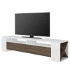 Loftscape Meuble TV Varel - Blanc / Imitation noyer 2 Loftscape Meuble TV Varel - Blanc / Imitation noyer -Meubles de salon Soldes 1000333640 220302 010 IMAGE P000000001000333640