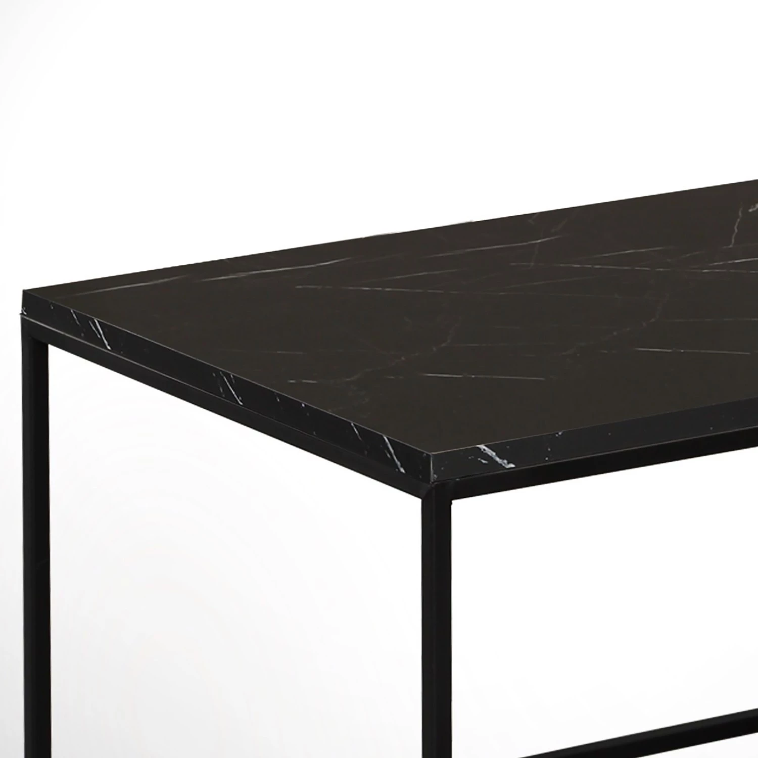 Loftscape Table basse Ravello - Imitation marbre noir 4 Loftscape Table basse Ravello - Imitation marbre noir – Image 2