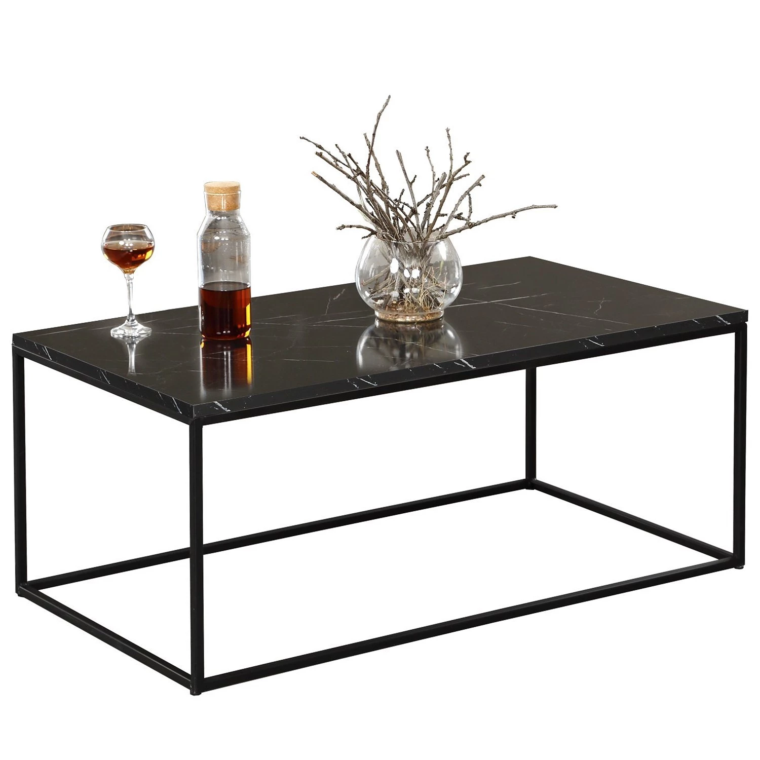 Loftscape Table basse Ravello - Imitation marbre noir 8 Loftscape Table basse Ravello - Imitation marbre noir – Image 6