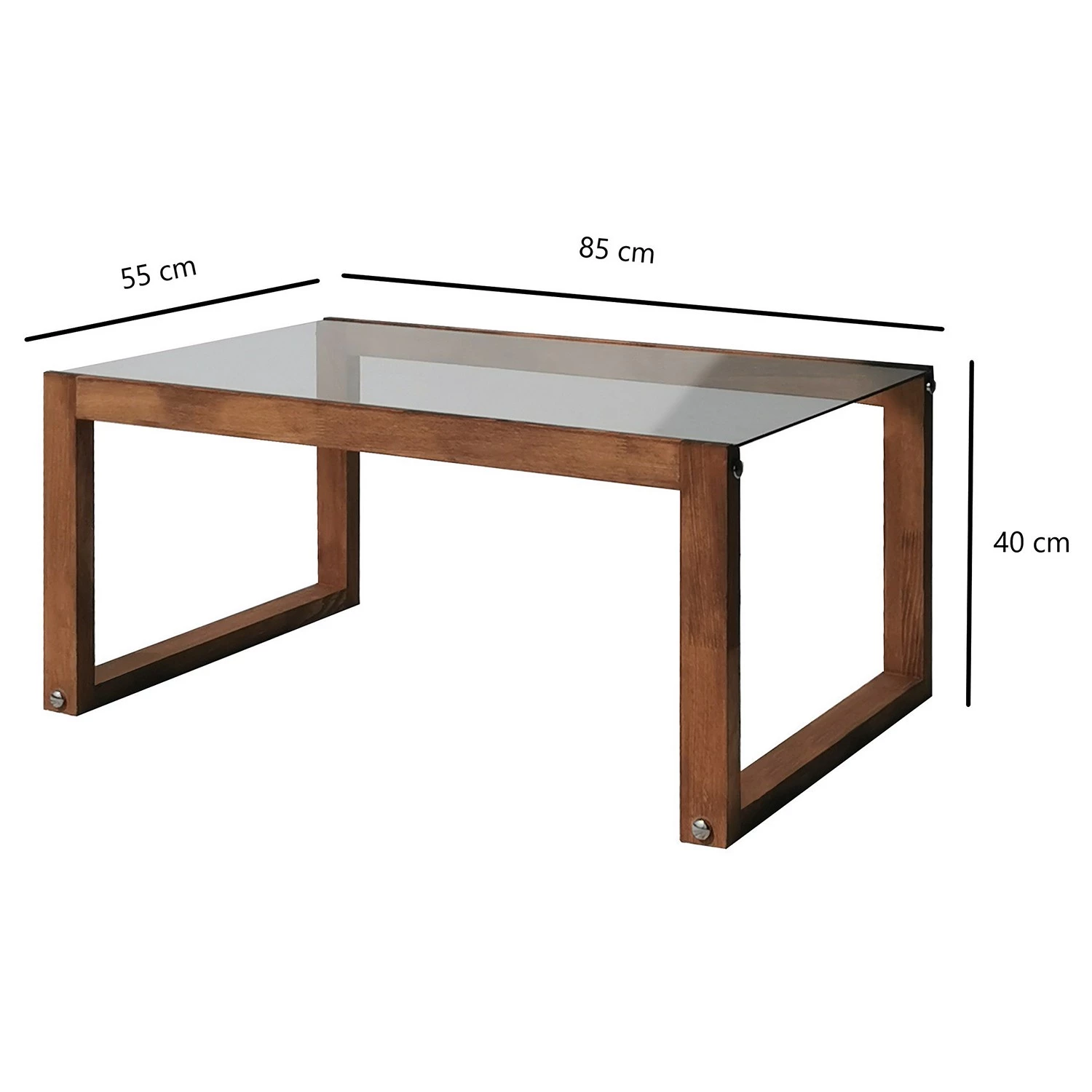 Loftscape Table basse Veneto - Verre / Pin massif - Epicéa colonial 10 Loftscape Table basse Veneto - Verre / Pin massif - Epicéa colonial – Image 8
