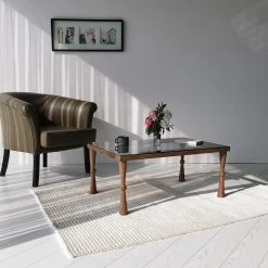 Ars Natura Table basse Donatella - Verre / Noyer massif - Noir fumé / Noyer clair 18 Ars Natura Table basse Donatella - Verre / Noyer massif - Noir fumé / Noyer clair -Meubles de salon Soldes 1000333698 220302 024 MOOD DETAILS P000000001000333698 mood