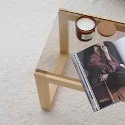 Loftscape Banc TV Veneto - Verre / Pin massif - Pin -Meubles de salon Soldes 1000333700 220302 031 DETAILS P000000001000333700