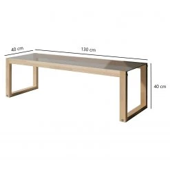 Loftscape Banc TV Veneto - Verre / Pin massif - Pin -Meubles de salon Soldes 1000333700 220302 500 SKETCH DETAILS P000000001000333700 sketch