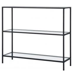 Loftscape Console Nordkisa - Verre / Métal - Noir