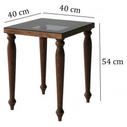 Ars Natura Bout de canapé Tating - Verre / Noyer massif - Noir fumé / Noyer 21 Ars Natura Bout de canapé Tating - Verre / Noyer massif - Noir fumé / Noyer -Meubles de salon Soldes 1000333709 220302 500 SKETCH DETAILS P000000001000333709 sketch