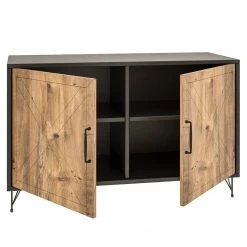 Red Living Buffet Vallrun - Imitation pin / Anthracite -Meubles de salon Soldes 1000333721 220302 030 DETAILS P000000001000333721