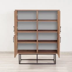 Red Living Buffet haut Yopal - Métal - Imitation chêne / Noir 12 Red Living Buffet haut Yopal - Métal - Imitation chêne / Noir -Meubles de salon Soldes 1000333723 220302 022 MOOD DETAILS P000000001000333723 mood