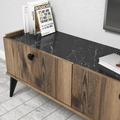 Red Living Meuble TV Korfu - Imitation noyer 12 Red Living Meuble TV Korfu - Imitation noyer -Meubles de salon Soldes 1000333725 220302 030 DETAILS P000000001000333725