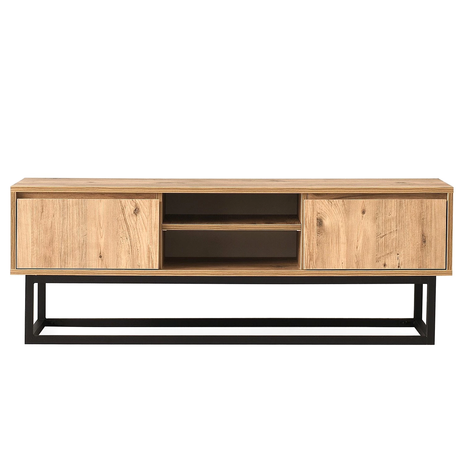 Red Living Meuble TV Boddington I - Imitation pin / Noir 7 Red Living Meuble TV Boddington I - Imitation pin / Noir – Image 5