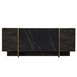 Loftscape Buffet Vidal - Imitation marbre noir / Doré -Meubles de salon Soldes 1000333728 220302 030 DETAILS P000000001000333728