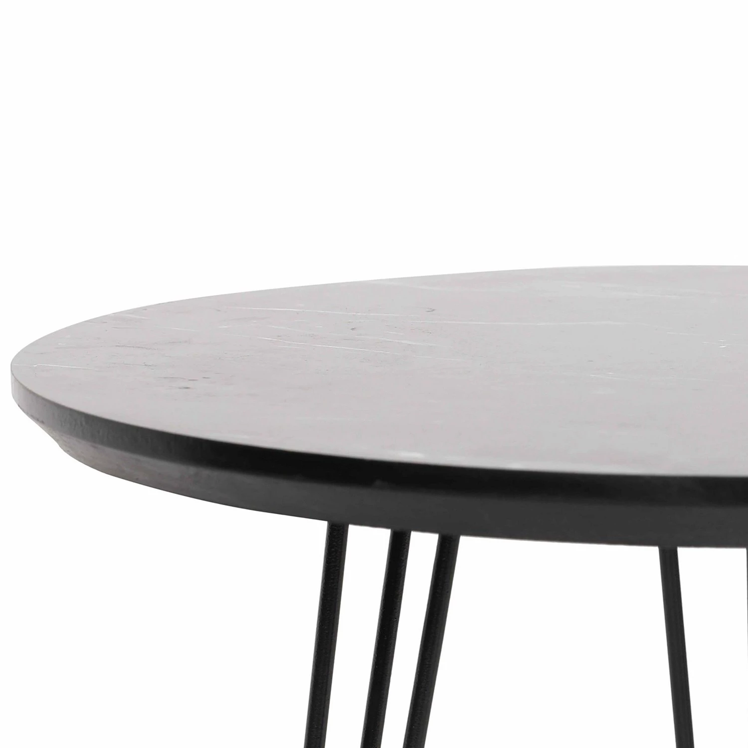 Loftscape Tables gigognes Soffy (lot de 3) - Métal - Imitation marbre noir / Noir 9 Loftscape Tables gigognes Soffy (lot de 3) - Métal - Imitation marbre noir / Noir – Image 7