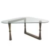 Loftscape Table basse Yoxford I - Verre / Noyer massif - Noyer -Meubles de salon Soldes 1000333737 220302 010 IMAGE P000000001000333737