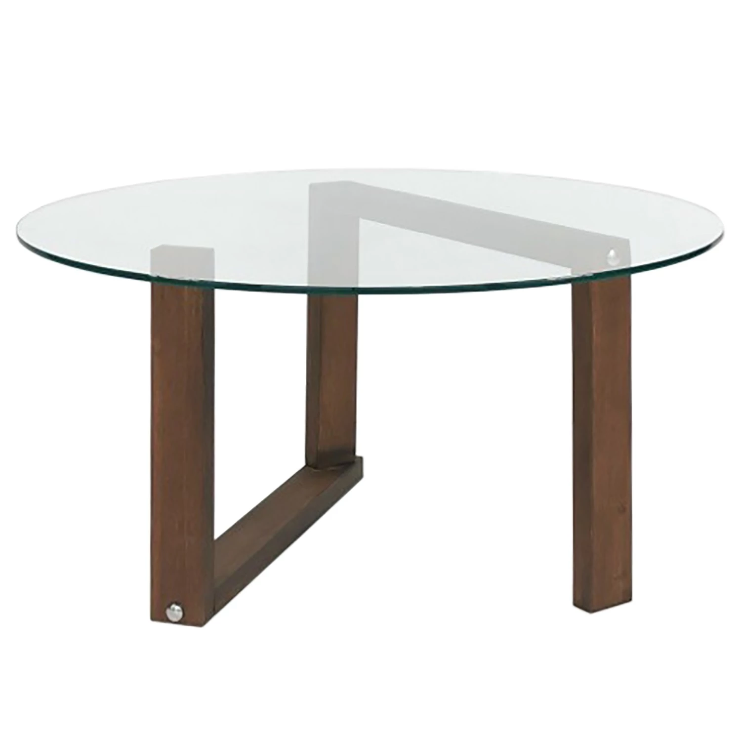 Loftscape Table basse Yoxford II - Verre / Noyer massif - Noyer 3 Loftscape Table basse Yoxford II - Verre / Noyer massif - Noyer