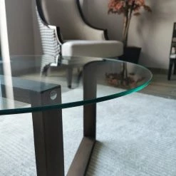 Loftscape Table basse Yoxford II - Verre / Noyer massif - Noyer 22 Loftscape Table basse Yoxford II - Verre / Noyer massif - Noyer -Meubles de salon Soldes 1000333739 220302 030 DETAILS P000000001000333739