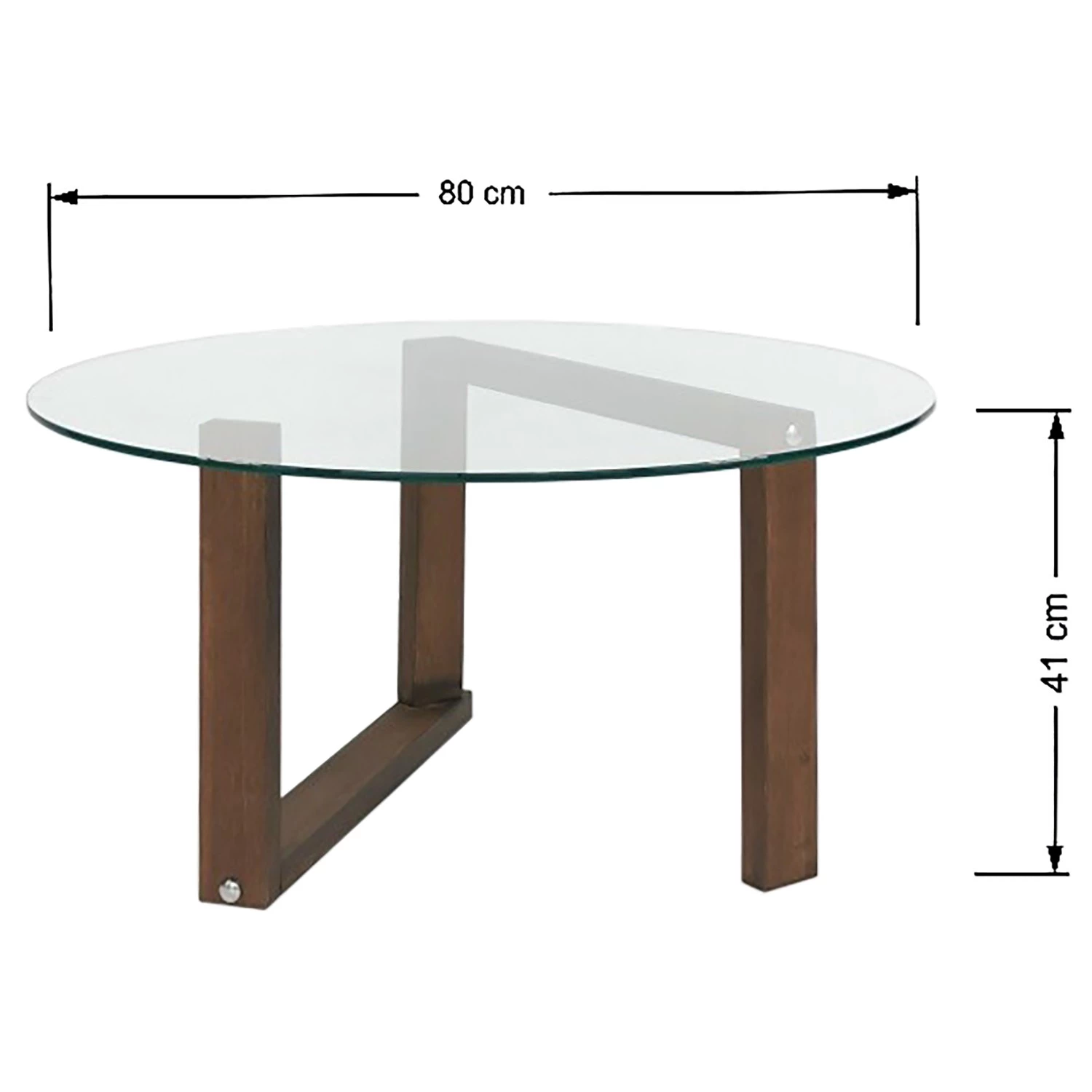 Loftscape Table basse Yoxford II - Verre / Noyer massif - Noyer 13 Loftscape Table basse Yoxford II - Verre / Noyer massif - Noyer – Image 11