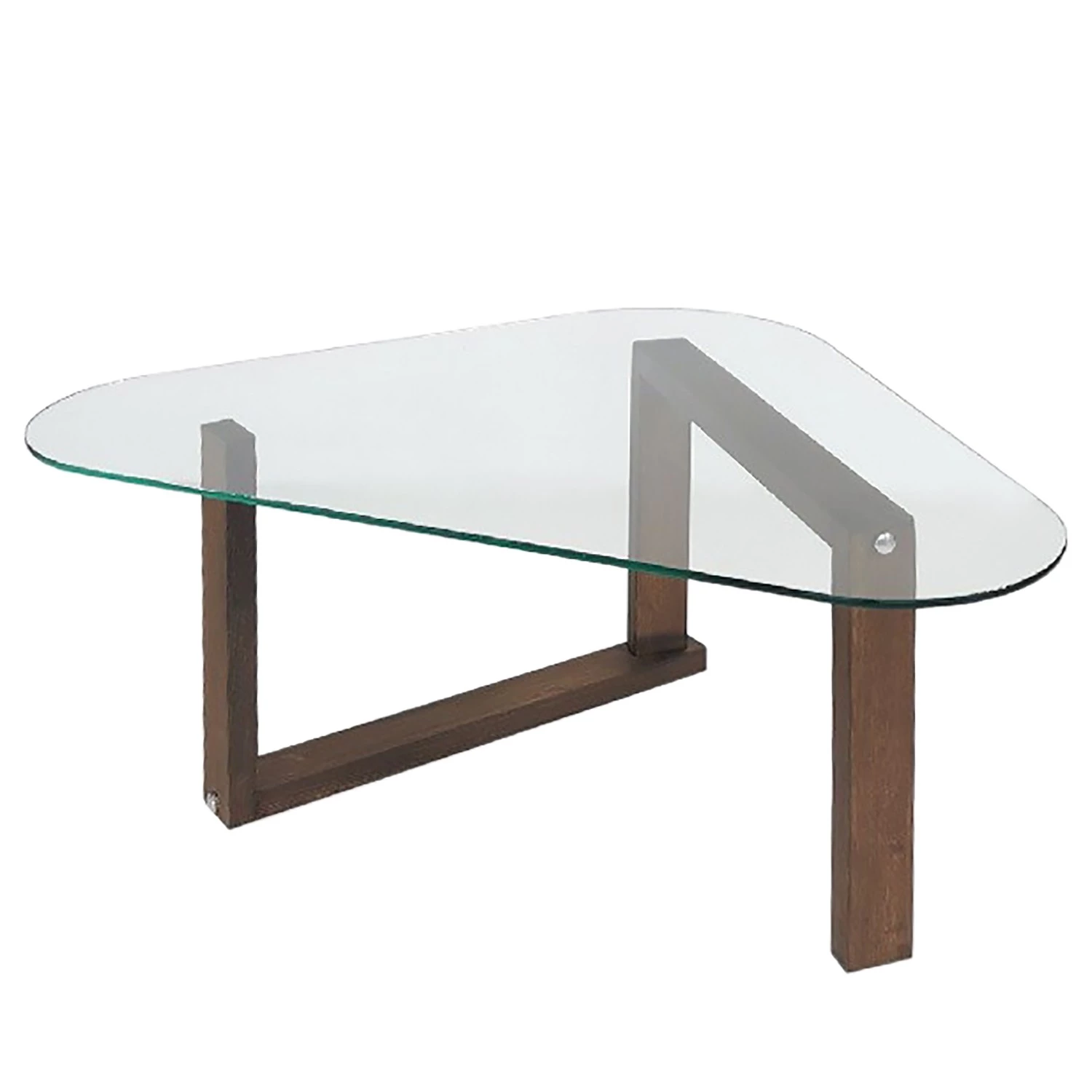 Loftscape Table basse Yorkton I - Verre / Noyer massif - Noyer 3 Loftscape Table basse Yorkton I - Verre / Noyer massif - Noyer
