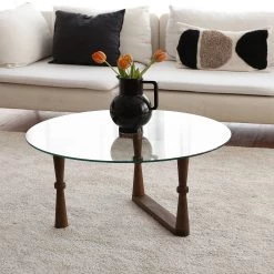 Loftscape Table basse Yoxford II - Verre / Noyer massif - Noyer 12 Loftscape Table basse Yoxford II - Verre / Noyer massif - Noyer -Meubles de salon Soldes 1000333741 220302 022 MOOD DETAILS P000000001000333741 mood
