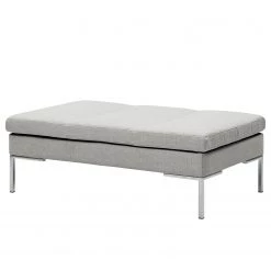 Studio Copenhagen Repose-pieds Madison - Tissu Anda II : Argenté