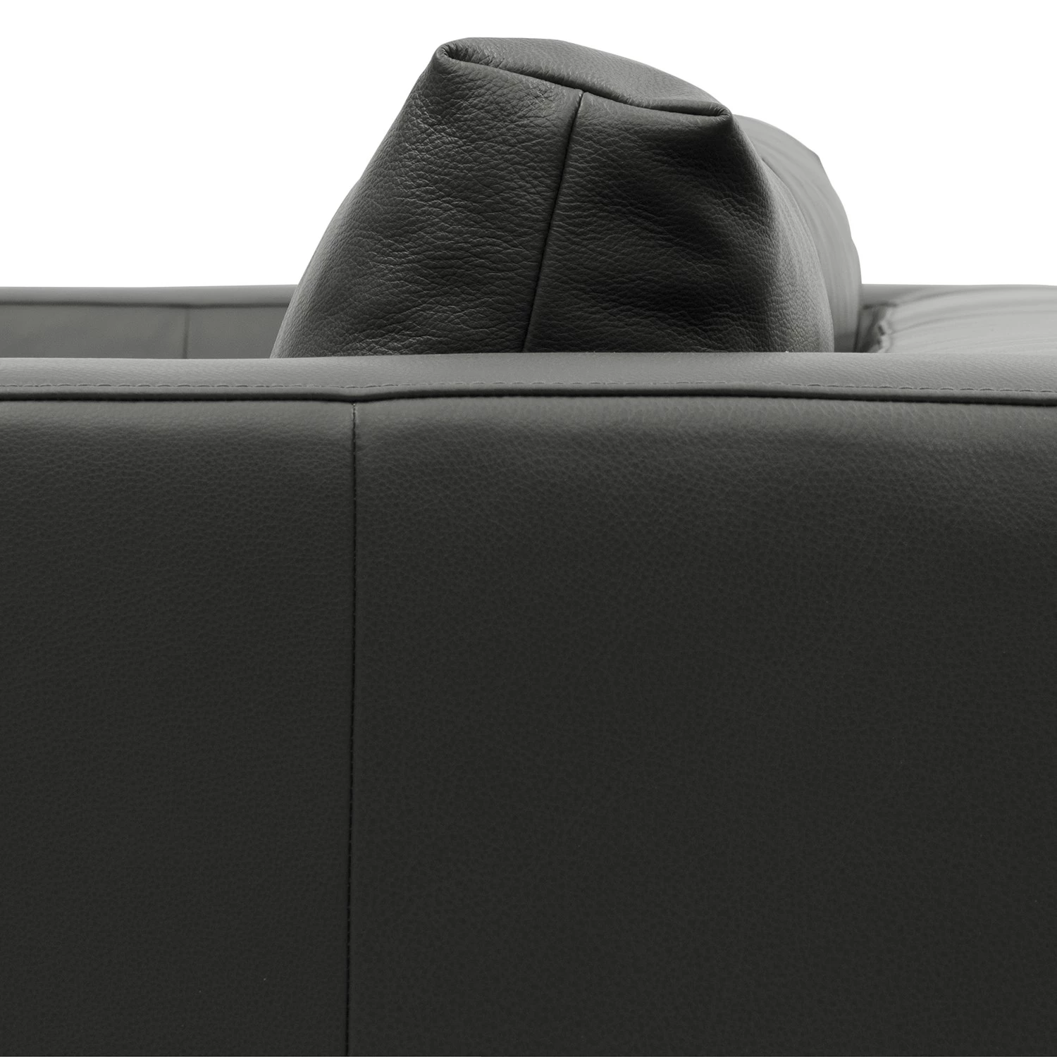 Studio Copenhagen Canapé d’angle Madison I - Cuir véritable Neka : Gris - Largeur : 319 cm - Méridienne longue à gauche (vue de face) 7 Studio Copenhagen Canapé d’angle Madison I - Cuir véritable Neka : Gris - Largeur : 319 cm - Méridienne longue à gauche (vue de face) – Image 5