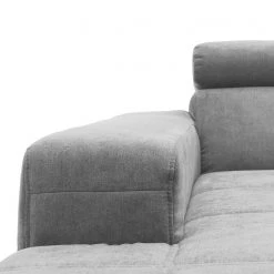 Fredriks Canapé panoramique Freetown - Microfibre - Gris lumineux - Méridienne courte à droite / longue à gauche (vue de face) -Meubles de salon Soldes 1000336174 220221 100 DETAILS P000000001000336174