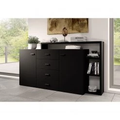Loftscape Buffet Littor - Noir 9 Loftscape Buffet Littor - Noir -Meubles de salon Soldes 1000339746 220311 021 MOOD DETAILS P000000001000339746 mood