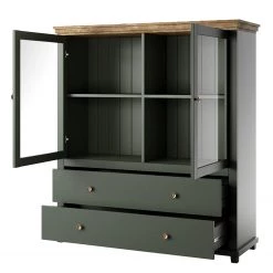 Ridgevalley Buffet haut Emmanuela - Vert foncé 10 Ridgevalley Buffet haut Emmanuela - Vert foncé -Meubles de salon Soldes 1000339987 220317 030 DETAILS P000000001000339987