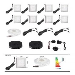 Fredriks Ensemble meubles TV Bylas (4 éléments) - Noir brillant 21 Fredriks Ensemble meubles TV Bylas (4 éléments) - Noir brillant -Meubles de salon Soldes 1000340457 220406 030 DETAILS P000000001000340457