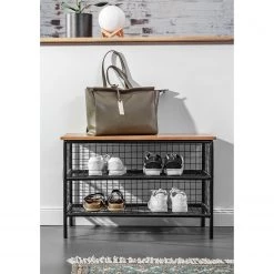 Red Living Étagère à chaussures Ugo - Manguier massif / Métal - Manguier / Noir 18 Red Living Étagère à chaussures Ugo - Manguier massif / Métal - Manguier / Noir -Meubles de salon Soldes 1000341958 220331 021 MOOD DETAILS P000000001000341958 mood