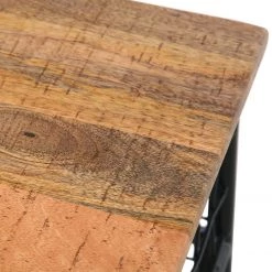 Red Living Étagère à chaussures Ugo - Manguier massif / Métal - Manguier / Noir 20 Red Living Étagère à chaussures Ugo - Manguier massif / Métal - Manguier / Noir -Meubles de salon Soldes 1000341958 220331 030 DETAILS P000000001000341958