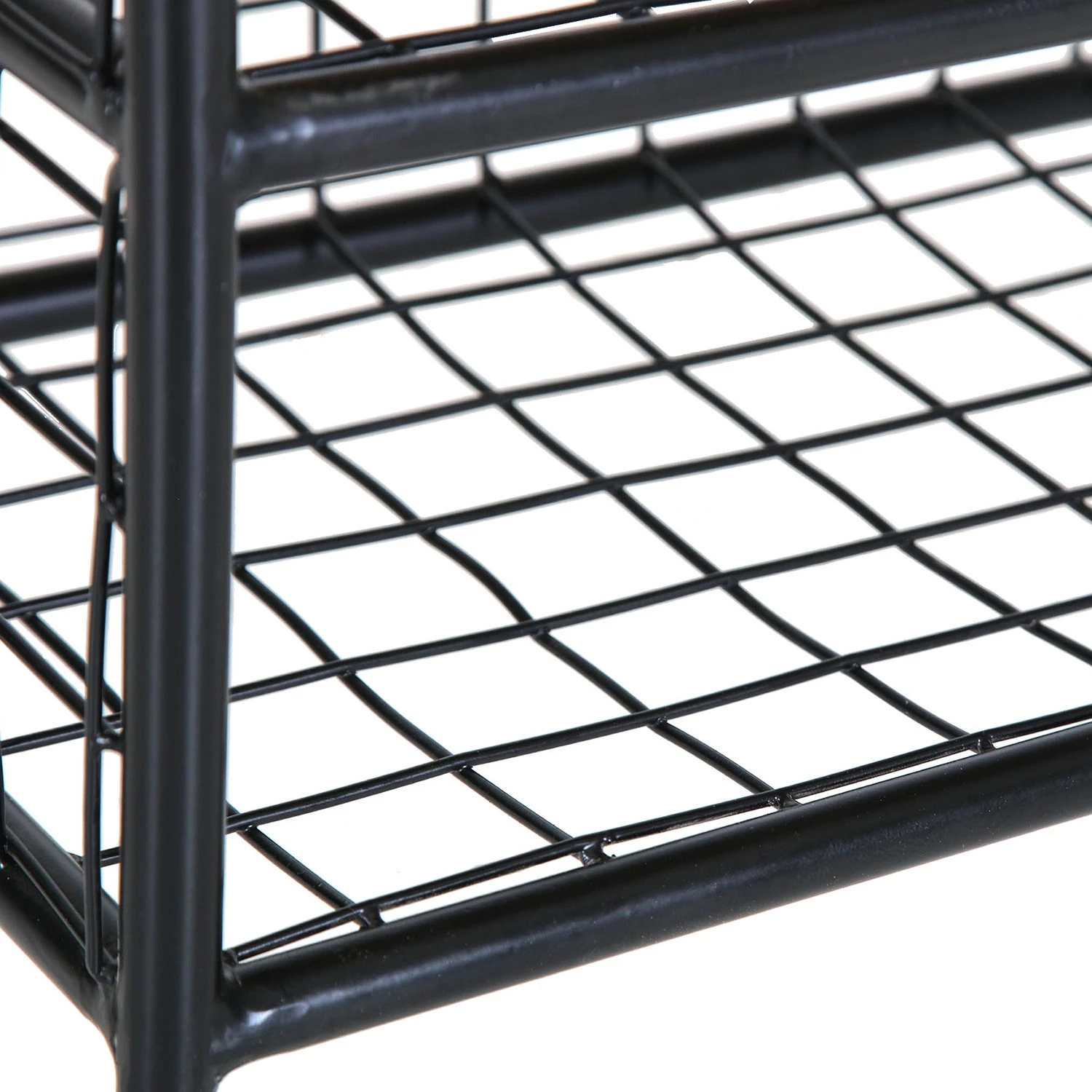 Red Living Étagère à chaussures Ugo - Manguier massif / Métal - Manguier / Noir 15 Red Living Étagère à chaussures Ugo - Manguier massif / Métal - Manguier / Noir – Image 14