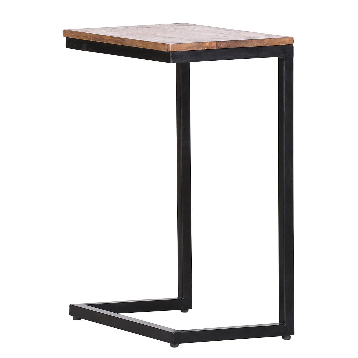 Red Living Bout de canapé Ugo II - Manguier massif / Métal - Manguier / Noir 3 Red Living Bout de canapé Ugo II - Manguier massif / Métal - Manguier / Noir